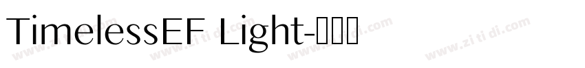 TimelessEF Light字体转换